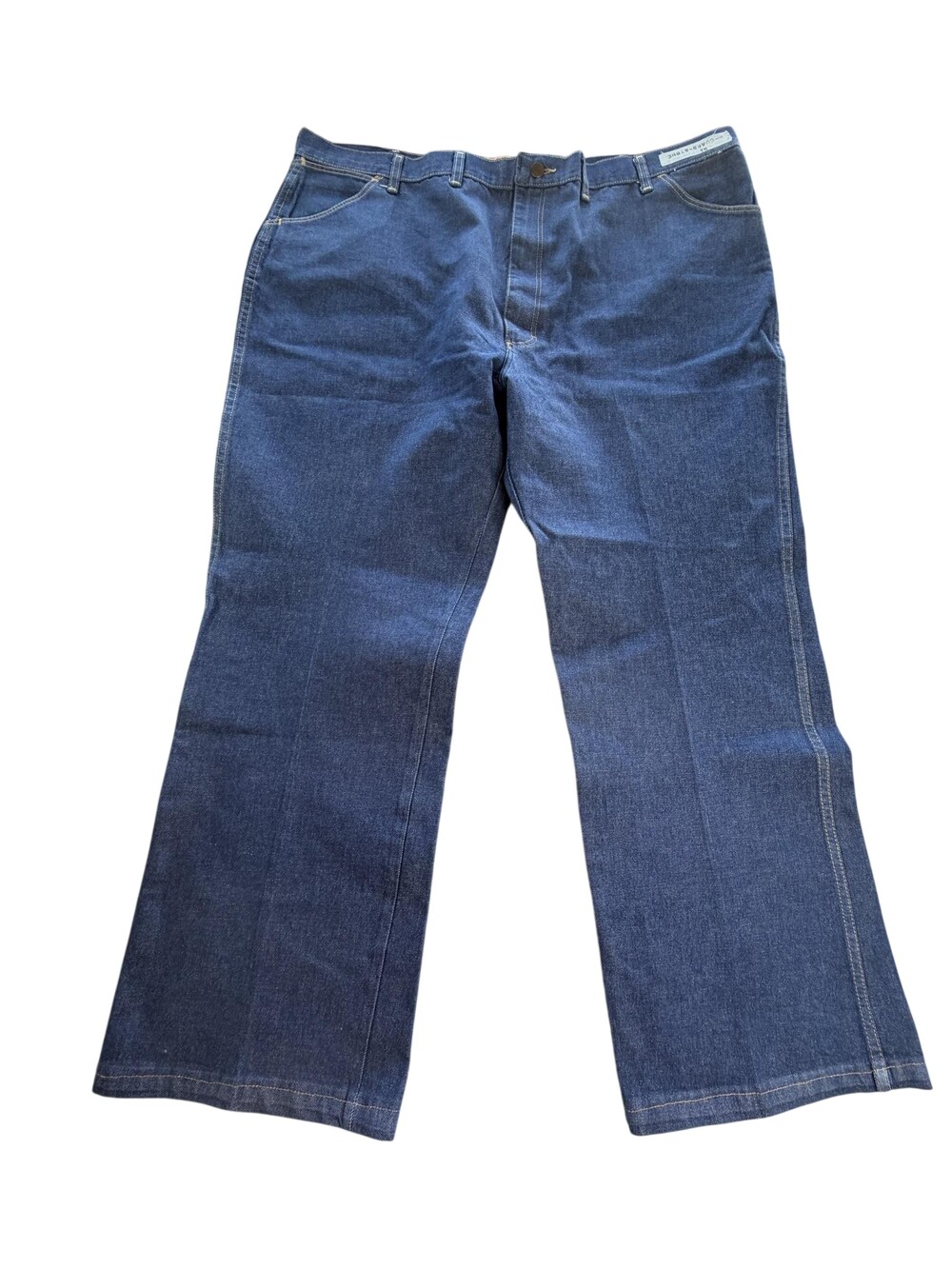 Ross Thomson Jeans Mens FITS 42x29 Blue Denim Relaxed Fit Straight Guard-Stone
